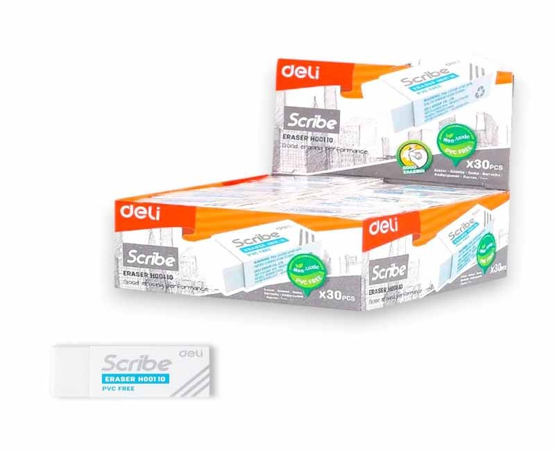 Gomme blanche de qualité 3 pièces