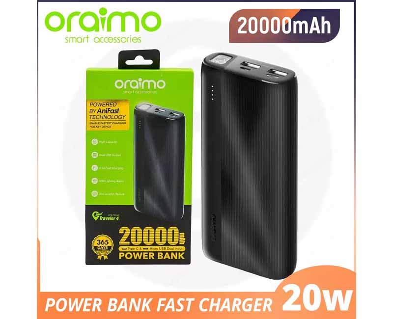 Oraimo Power Bank 20000mAh
